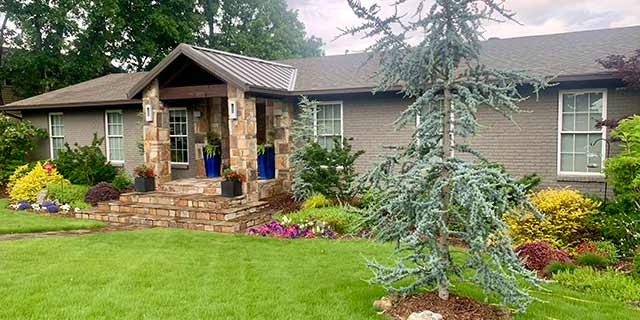 Ornamental tree and shrubs with regular care and maintenance in Sherwood, AR.